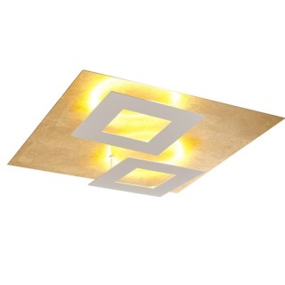 Plafonnier LED 48W 3000K DALIA Blanc + Or
