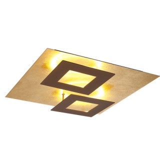 Plafonnier LED 48W 3000K DALIA Corten + Or