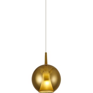 Suspension boule en verre 2,5M-E27 ELSA Or