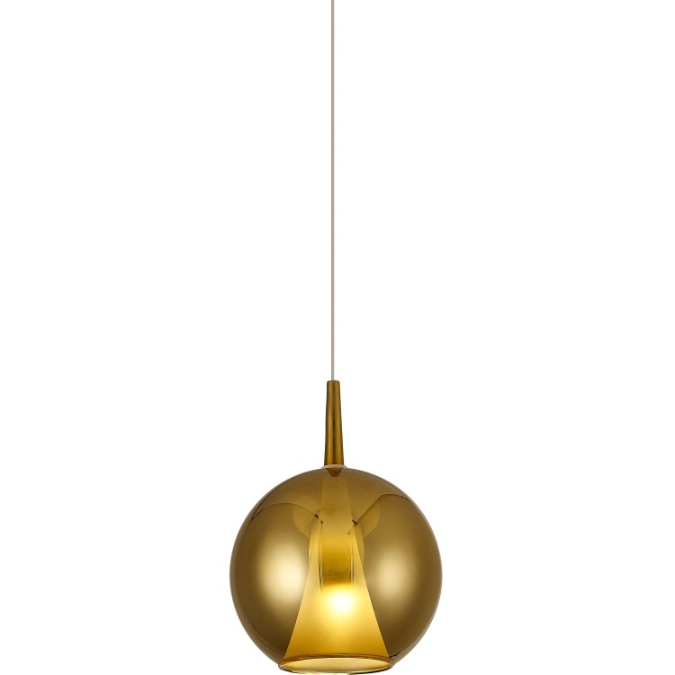 Suspension boule en verre 2,5M-E27 ELSA Or