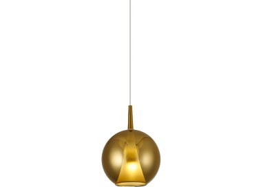 Suspension boule en verre 2,5M-E27 ELSA Or