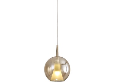 Suspension boule en verre 2,5M-E27 ELSA Bronze