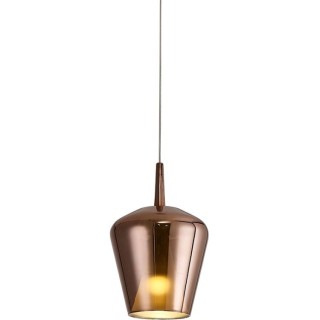 Suspension boule en verre 2,5M-E27 ELSA Cuivre