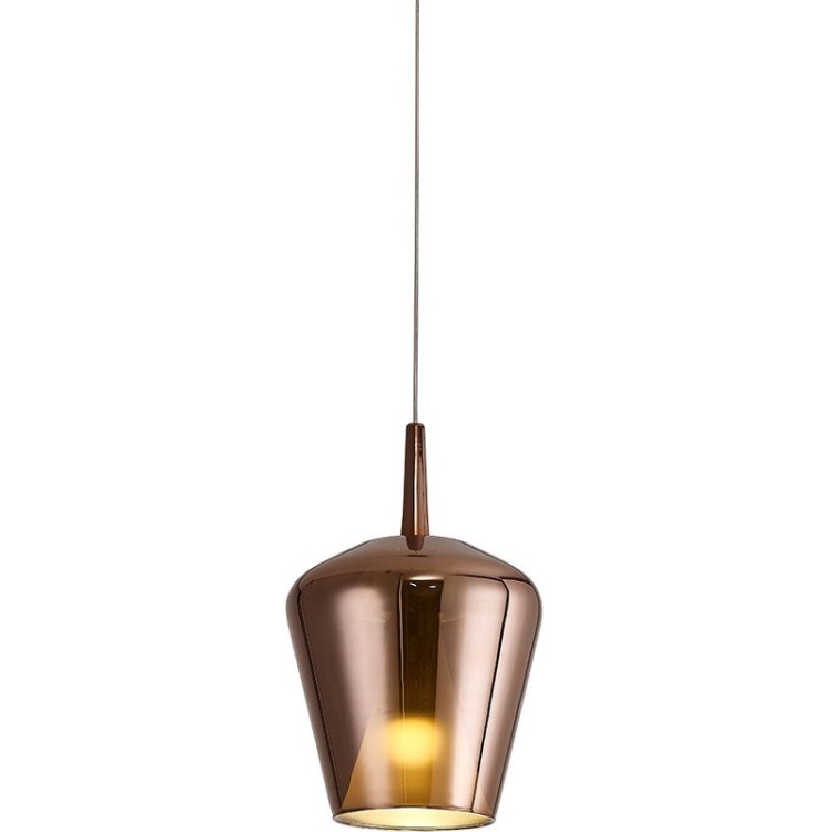 Suspension boule en verre 2,5M-E27 ELSA Cuivre