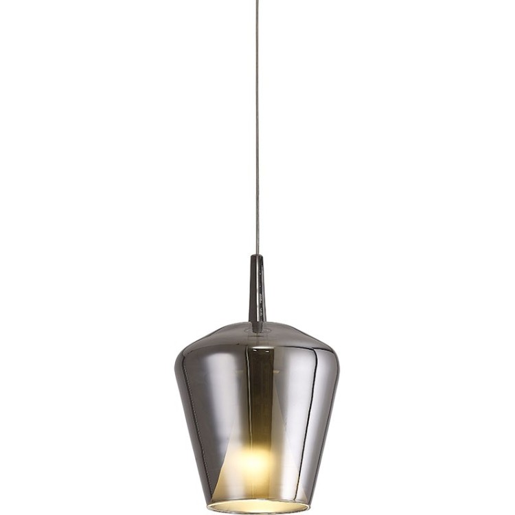 Suspension boule en verre 2,5M-E27 ELSA Chrome