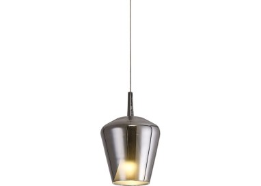 Suspension boule en verre 2,5M-E27 ELSA Chrome