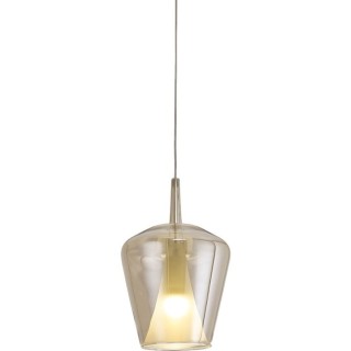 Suspension boule en verre 2,5M-E27 ELSA Bronze