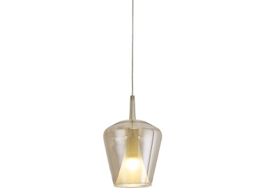 Suspension boule en verre 2,5M-E27 ELSA Bronze