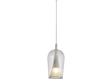 Suspension en verre de champagne 2,5M-E27 ELSA Transparent