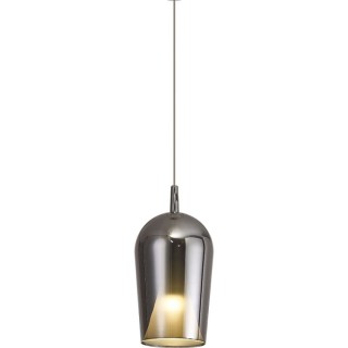 Suspension en verre de champagne 2,5M-E27 ELSA Chrome
