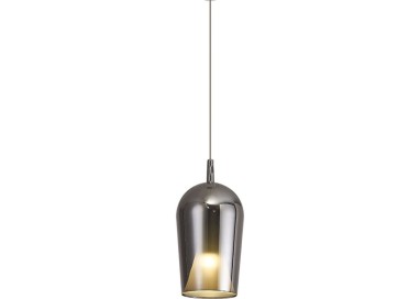Suspension en verre de champagne 2,5M-E27 ELSA Chrome