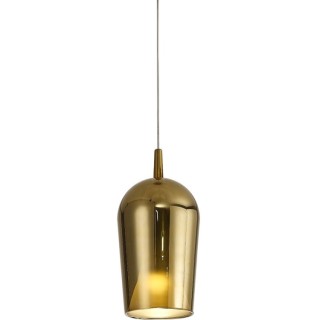 Suspension en verre de champagne 2,5M-E27 ELSA Or