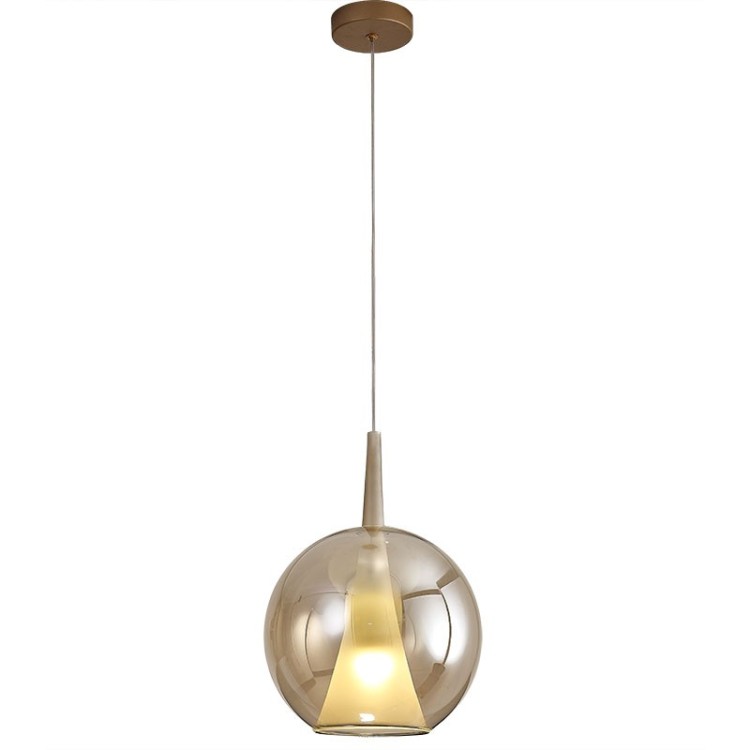 Lampe suspendue 1 lumière ELSA Or