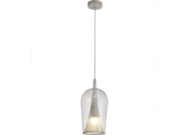Lampe suspendue 1 lumière ELSA Blanc