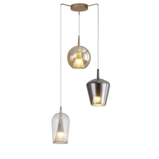 Lampe suspendue 3 lumières ELSA Or