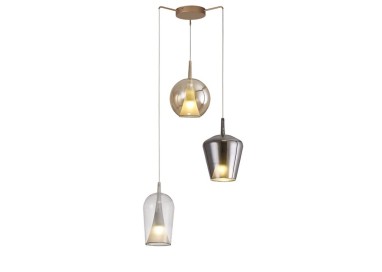 Lampe suspendue 3 lumières ELSA Or