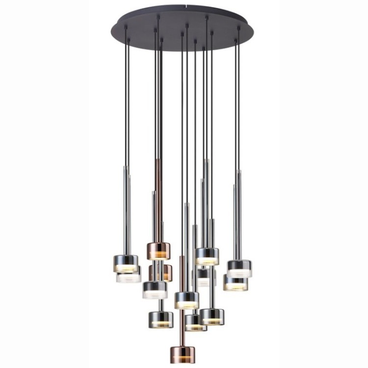 Lampe suspendue 14 lumières TONIC Multicolore