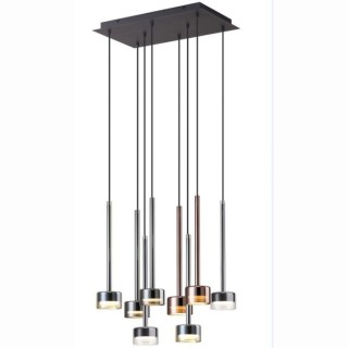 Lampe suspendue 8 lumières TONIC Multicolore