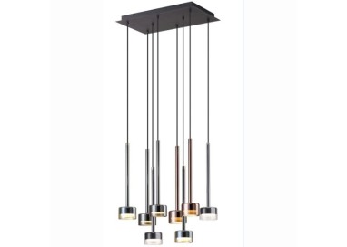Lampe suspendue 8 lumières TONIC Multicolore