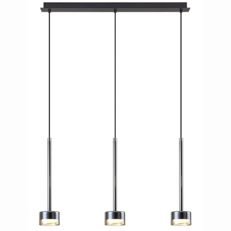 Lampe suspendue 3 lumières TONIC Bronze