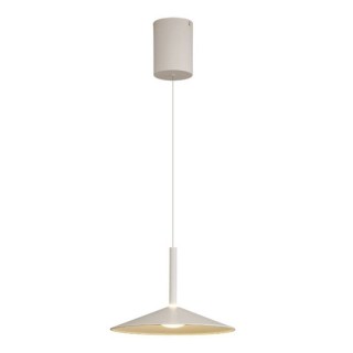 Lampe suspendue 1 lumière CALICE Blanc