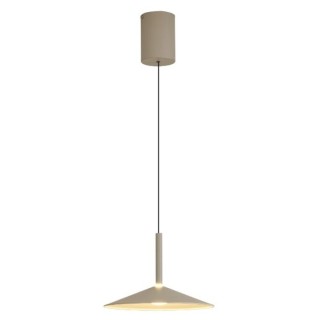 Lampe suspendue 1 lumière CALICE Cendre