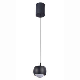 Lampe suspendue 1 lumière ROLLER Noir