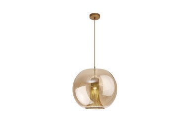 Suspension cylindrique GU10 KRISS Noir/Bronze