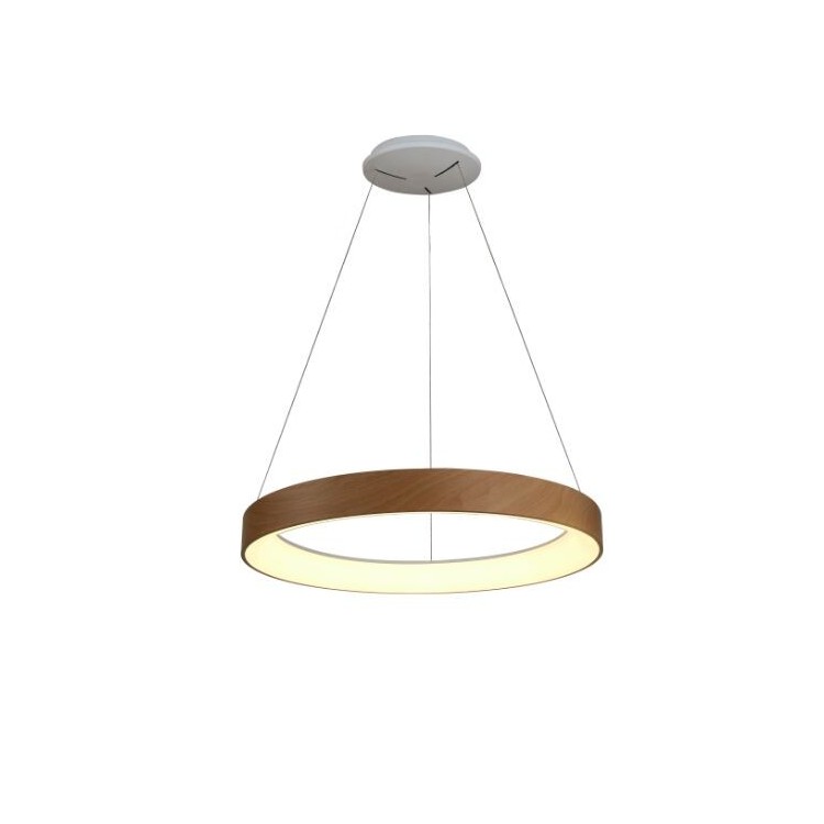 Lampe suspendue LED à intensité variable NISEKO II Bois