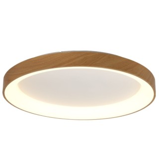 Plafonnier LED à intensité variable NISEKO II Bois