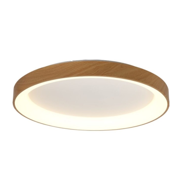 Plafonnier LED à intensité variable NISEKO II Bois