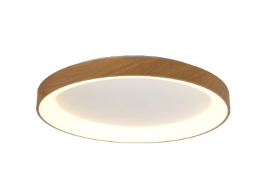 Plafonnier LED à intensité variable NISEKO II Bois