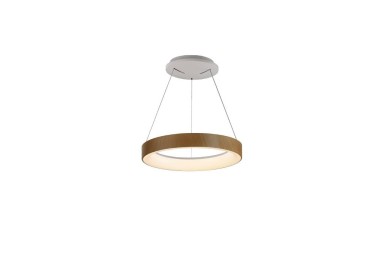 Lampe suspendue LED à intensité variable NISEKO II Bois