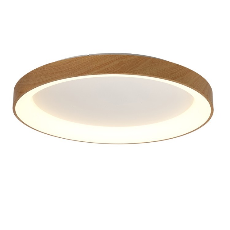 Plafonnier LED à intensité variable NISEKO II Bois