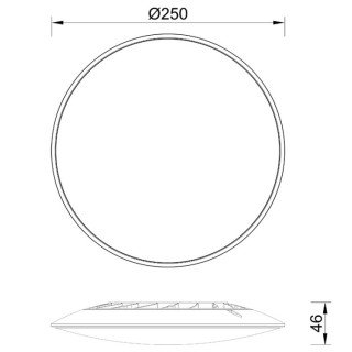 Plafonnier LED SLIM CCT Blanc