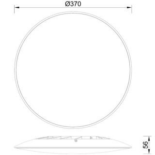 Plafonnier LED SLIM CCT Blanc