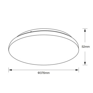 Plafonnier LED ZERO CCT Blanc