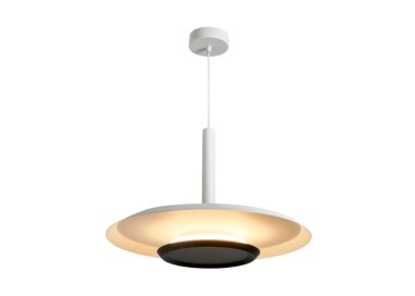Suspension LED 24W 3000K TINA Blanc mat + noir