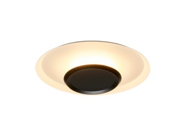 Plafonnier LED 24W 3000K TINA Blanc mat + noir