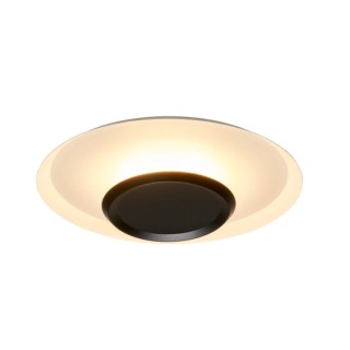 Plafonnier LED 18W 3000K TINA Blanc mat + noir