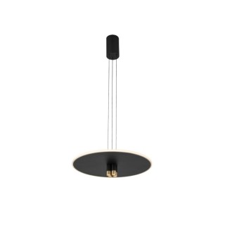 Suspension LED 33W 3000K NOMADA Noir/Or