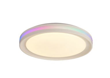 Plafonnier LED 30W RGB GAMER PLAFON Blanc