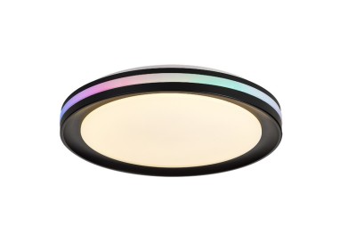 Plafonnier LED 30W RGB GAMER PLAFON Noir