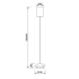 Lampe suspendue LED PICCOLA Noir