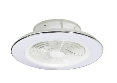 Plafonnier LED Ventilateur ALISIO Blanc Mantra
