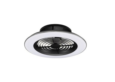 Plafonnier LED 70W Ventilateur 35W ALISIO Noir
