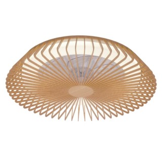 Plafonnier LED 70W Ventilateur 30W HIMALAYA Bois