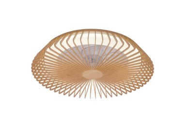 Plafonnier LED 70W Ventilateur 30W HIMALAYA Bois