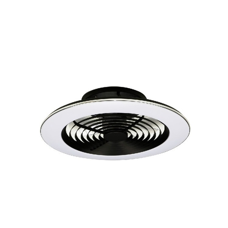 Plafonnier LED 95W Ventilateur 58W ALISIO XL Noir