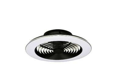 Plafonnier LED 95W Ventilateur 58W ALISIO XL Noir